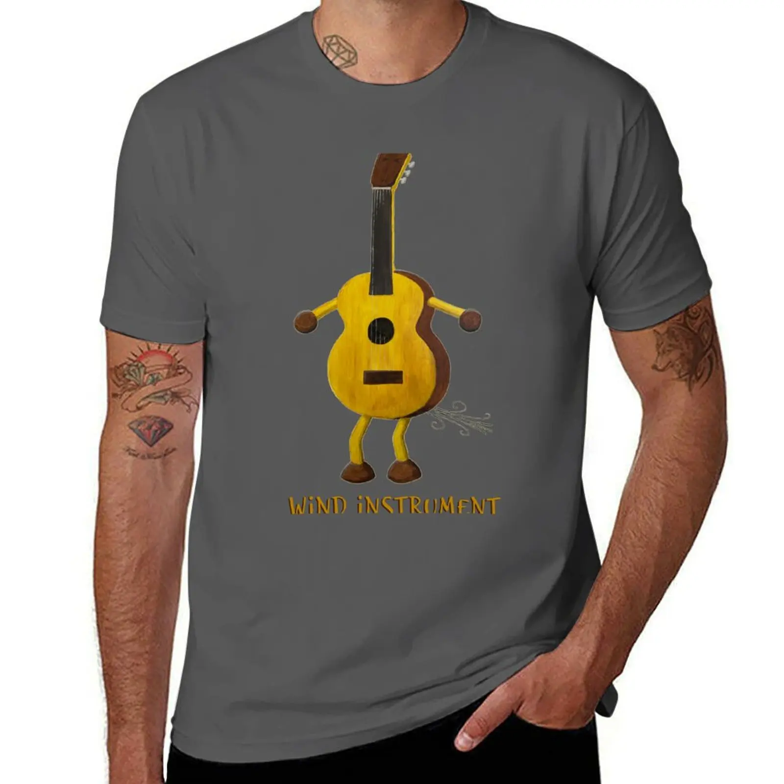 

Wind Instrument - Funny Guitar Design T-Shirt Louboutins tops sports fans mens t shirts pack