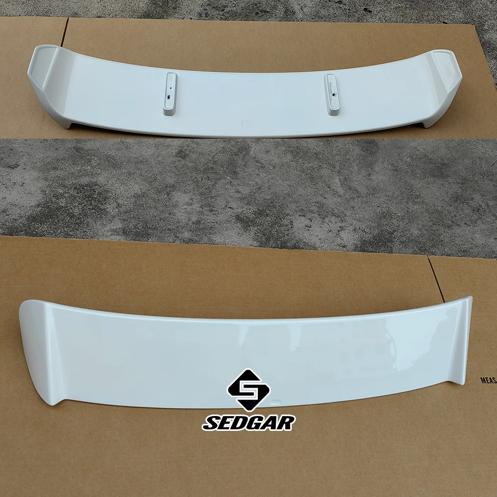 Spoiler bagażnika Audi Q5 2010-2017, styl ABT, wysokiej jakości FRP, czarny połysk, z prawdziwego włókna węglowego, spojler na klapę bagażnika, lotka. — zdjęcie 6