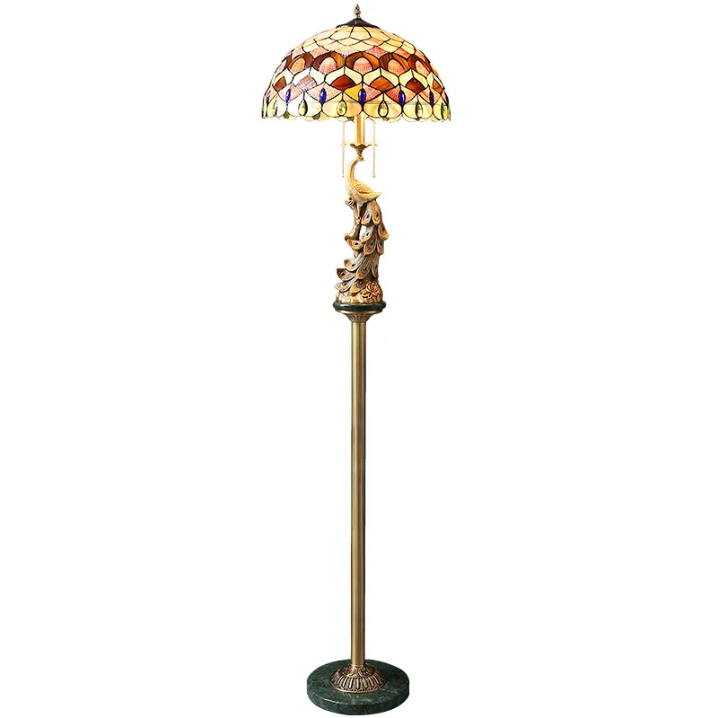

Retro master bedroom bedside lamp premium American home bedroom