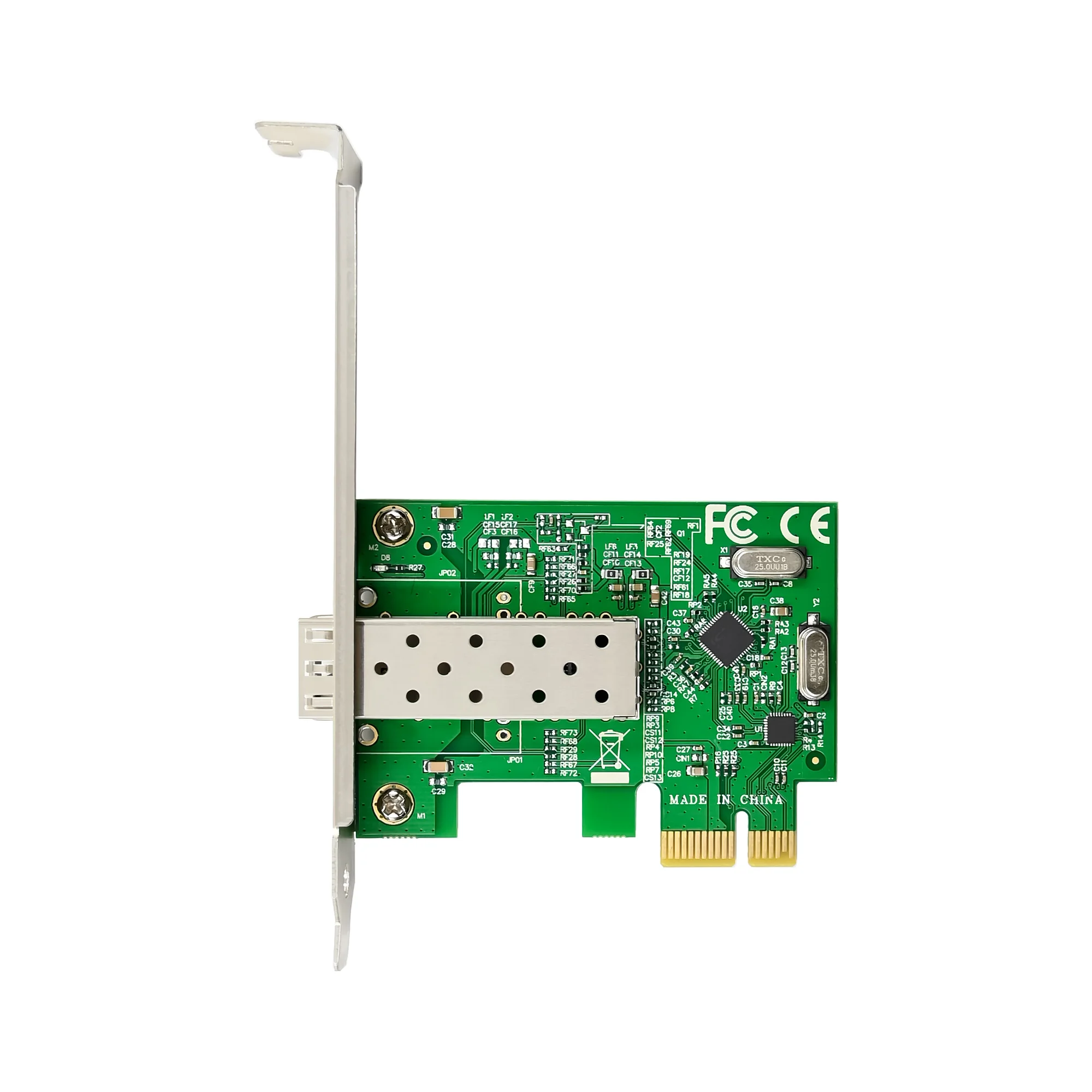 SUNWEIT ST7354 PCIe X1 واحد 100M الألياف SFP LC محول شبكة إيثرنت سريع لأجهزة الكمبيوتر المحمول الداخلية RTL8106E مخزنة المنتج #3