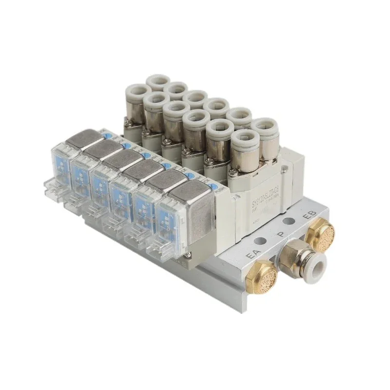 

SY5120 Multi-way Combination Manifold SMC type Pneumatic Solenoid Valve Control SY5120-5LZD-01 SY5120-6LZD-01 Manifold