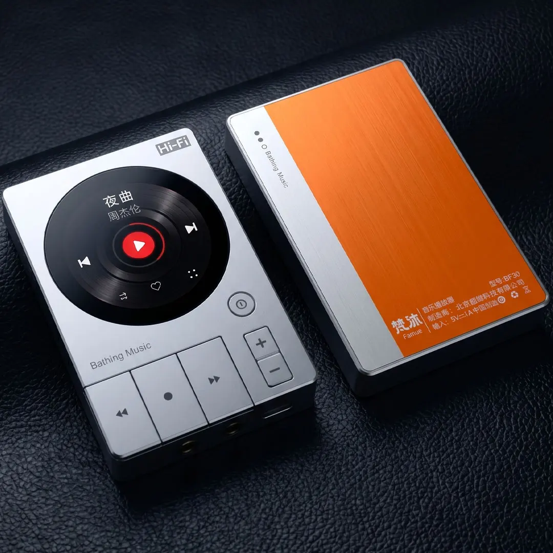 Reproductor de Música HiFi MP3 con Bluetooth 5.3, Reproducción sin Pérdidas MP3 FLAC APE DSD256 DAC, Pantalla Táctil IPS de 1.5'', Función OTG, Walkman Portátil ES9018