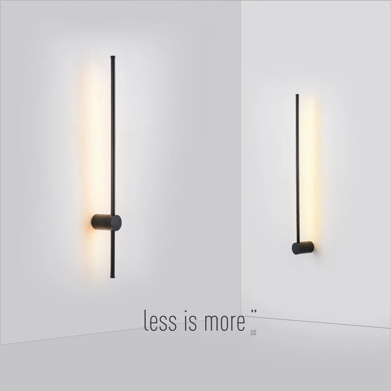 Pointer Design LED Wall Light for Bedroom & Living Room Waterproof LED Strip Bedside Sconce with Polycarbonate Diffuser
