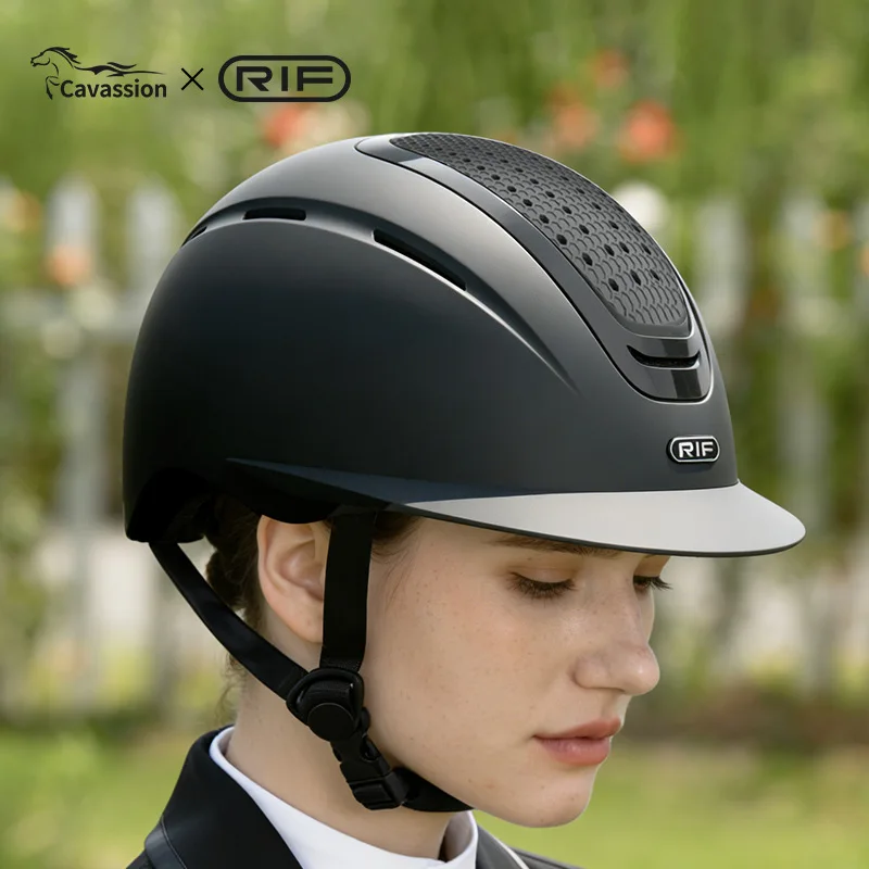 Equestrian Helmet F35plus, Anti-fall Horse Riding Helmet, Racing Riding Headgear for Men, Women and Children