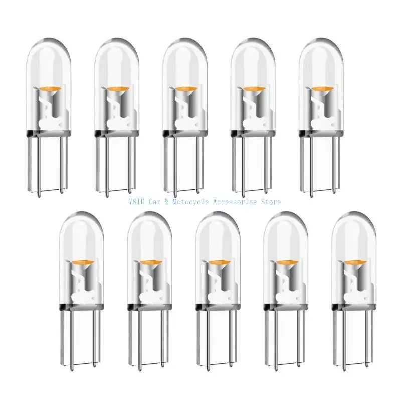 

L5BC 10pcs LED Dashboard Lights High Brightness Auto Interior Lamp Simple Installation