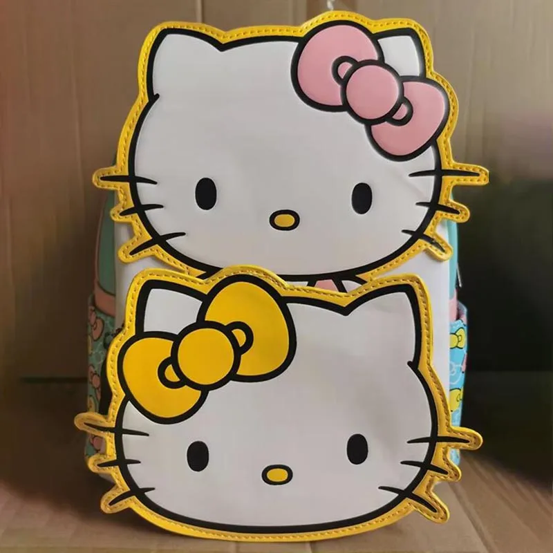 

New Hello Kitty Loungefly Sanrio Backpack Cute Printed Primary School Student Backpack Girl Mini Cartoon Backpack Birthday Gift