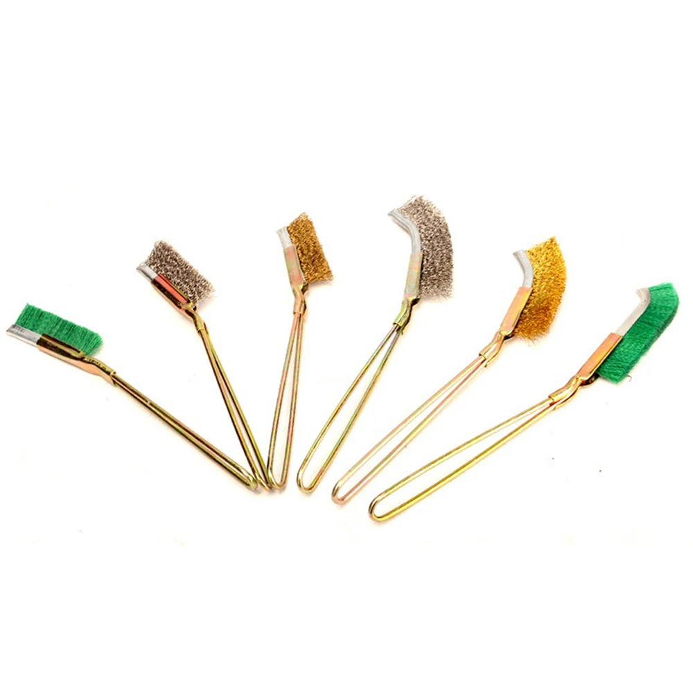 Brosse en acier inoxydable pour enlever la rouille, brosse en laiton, brosse en métal pour polir les livres, outil pour la maison, perfecSubdivision