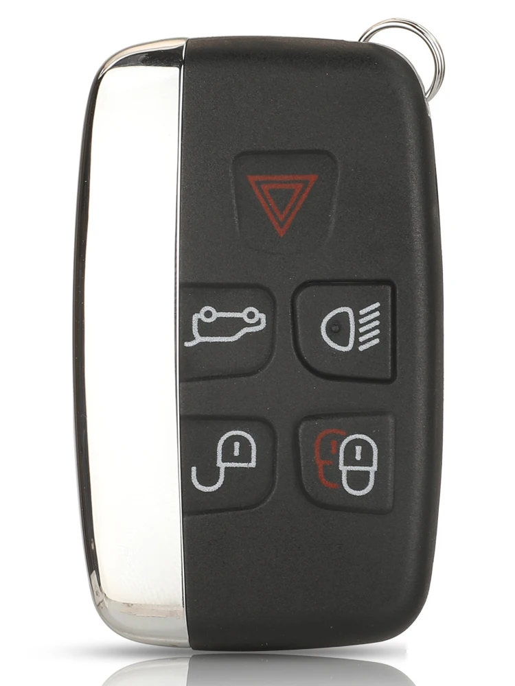 

jingyuqin Remote Key Case Shell Cover For Land Rover Evoque Discovery 4 Rover Evoque For XE XFL et Jaguar Freelander