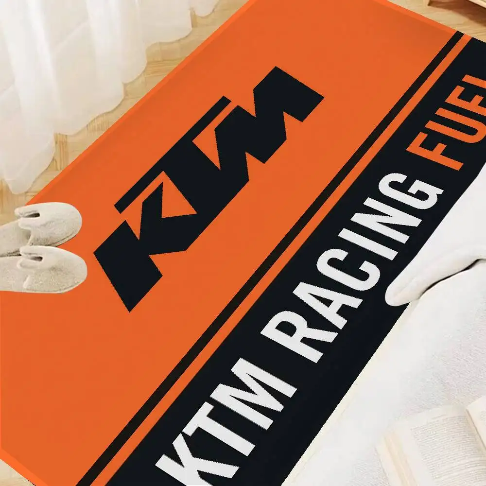 K-KTM Logo Door Mat Nordic Style Bedroom Living Room Doormat Home Balcony Anti-Slip Alfombra
