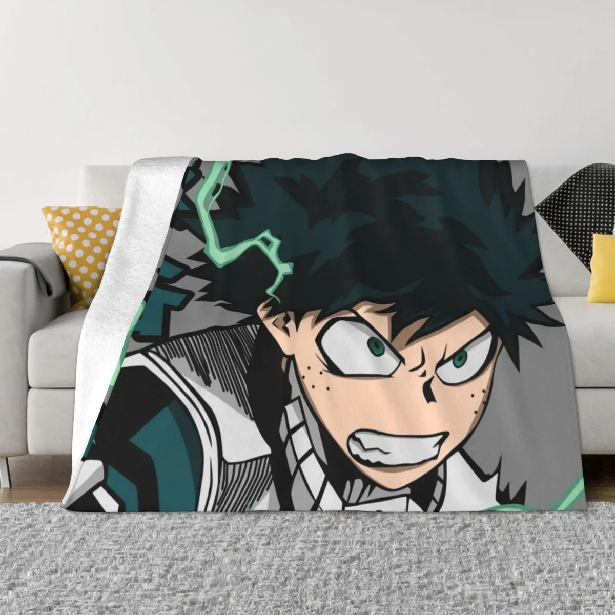 

Deku Throw Blanket Picnic Blanket christmas blanket Soft Blanket