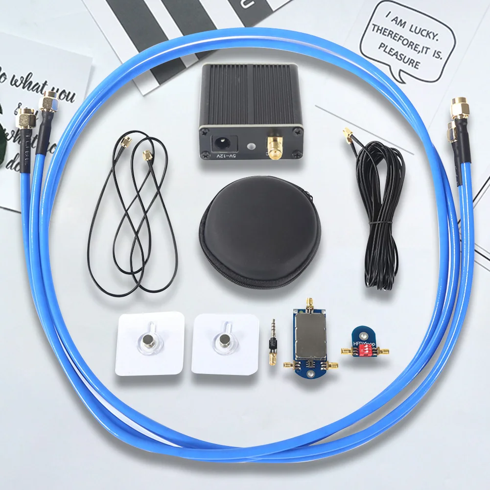 

50K-500MHz Wideband Active Small Magnetic Loop Antenna LZ1AQ Amplifier HF AM FM VHF UHF SDR Receiver Radio Broadband Antenna