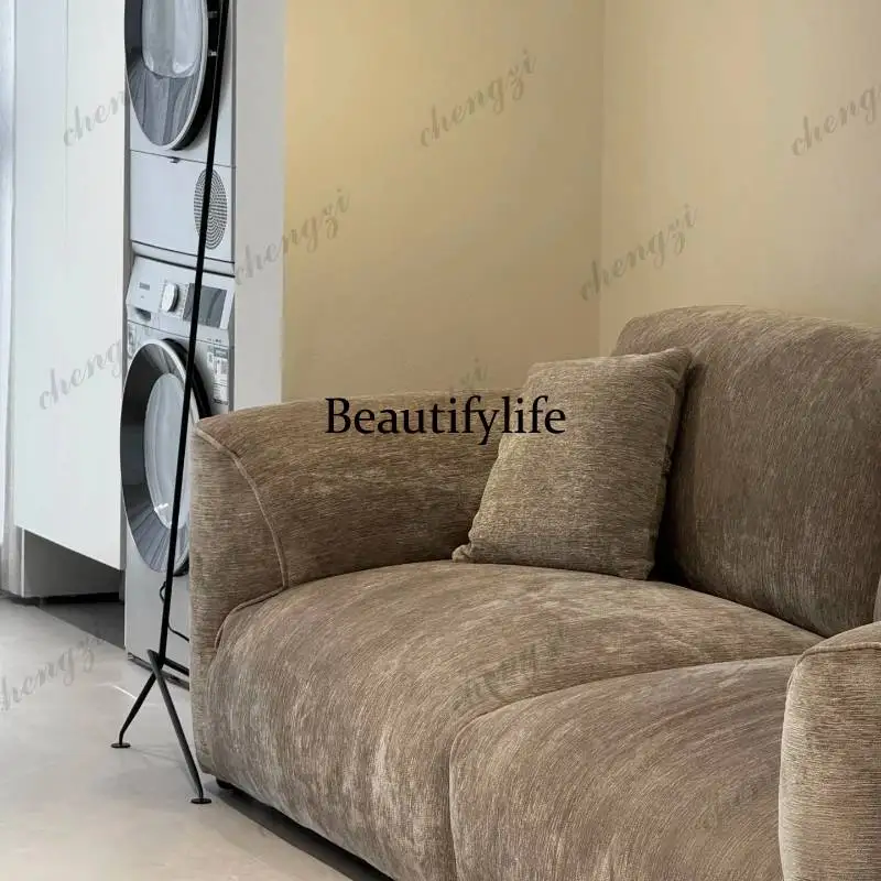 Nordic Living Room Sofas Gray Memory Curved Luxury Sofa Living Room Lounges Boneless Divano Soggiorno Furniture For Home