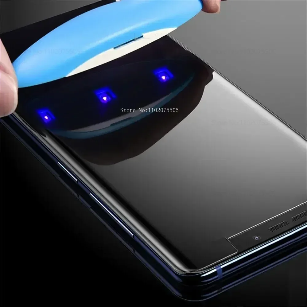 3 Stück HD UV gehärtetes Glas für Samsung Galaxy S24/S25 Ultra S23Plus S22 Ultra S21/S20 Displayschutzfolie Note 20 Note 10 Glas – Detail 5