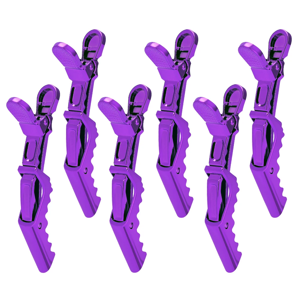 6pcs Alligator Hair Clips, Styling Tools