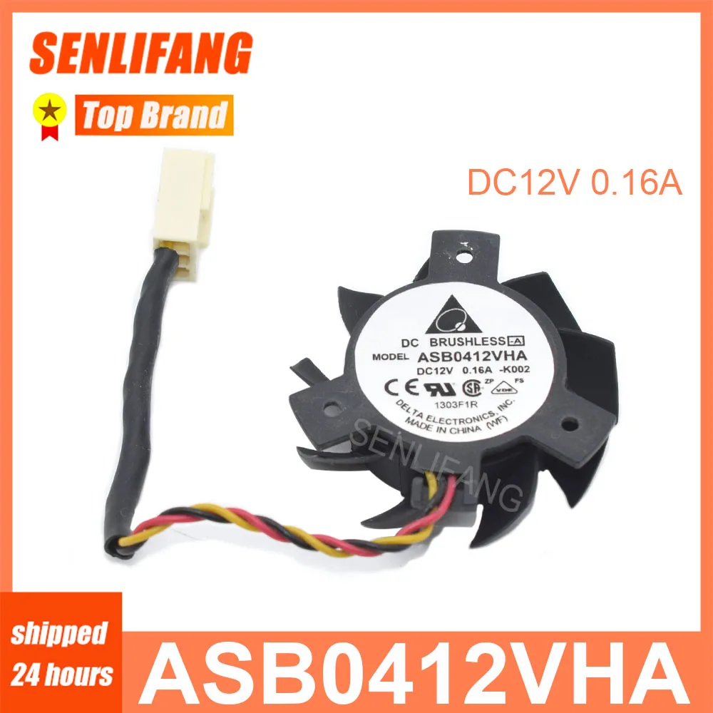 Well Tested For Delta ASB0412VHA DC12v  0.16A  Three Lines Cooling Fan