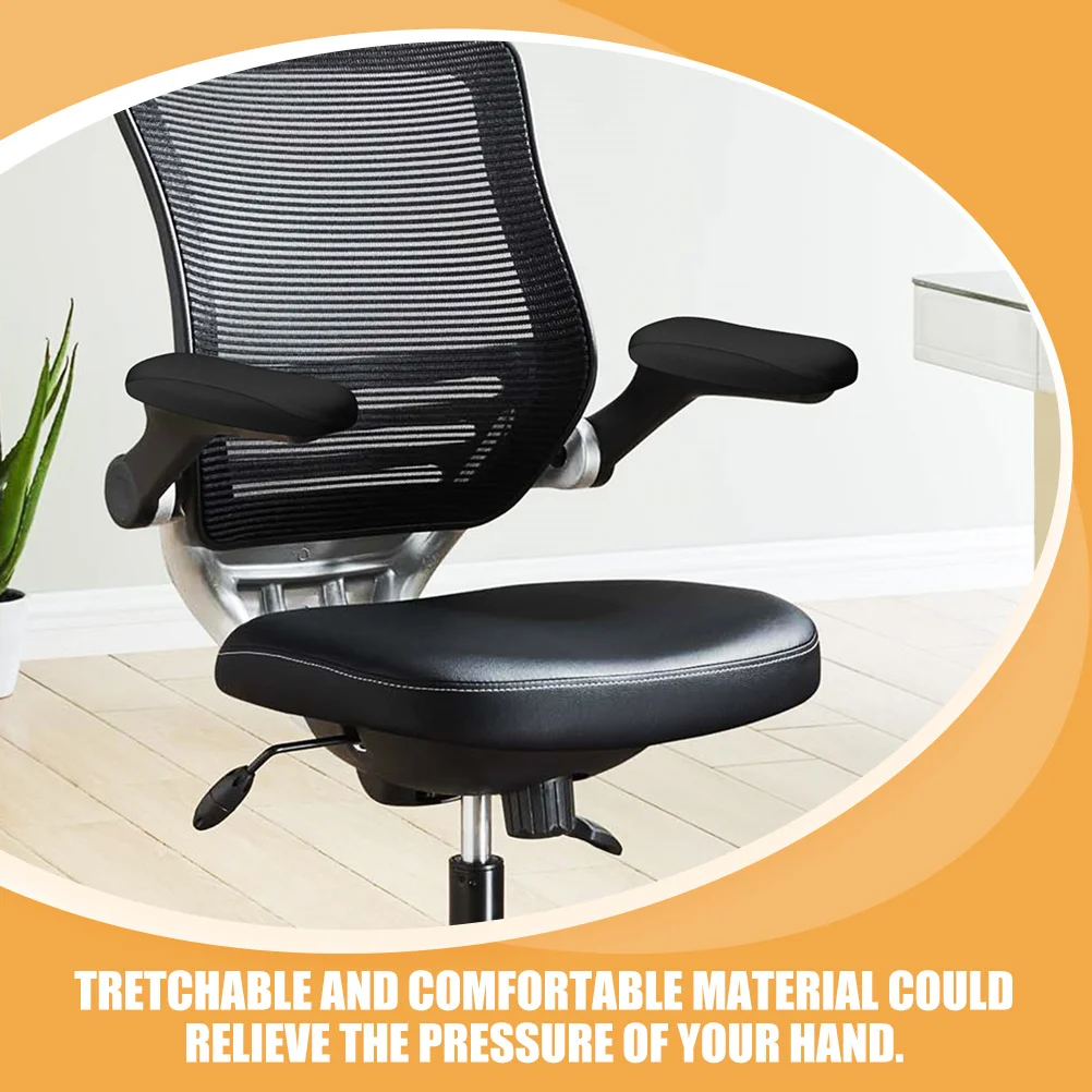 

3Pairs Chair Arm Covers Office Armrest Sleeves Thickened Comfortable Elbow Support Universal Fit for Home Desk Chair Handle