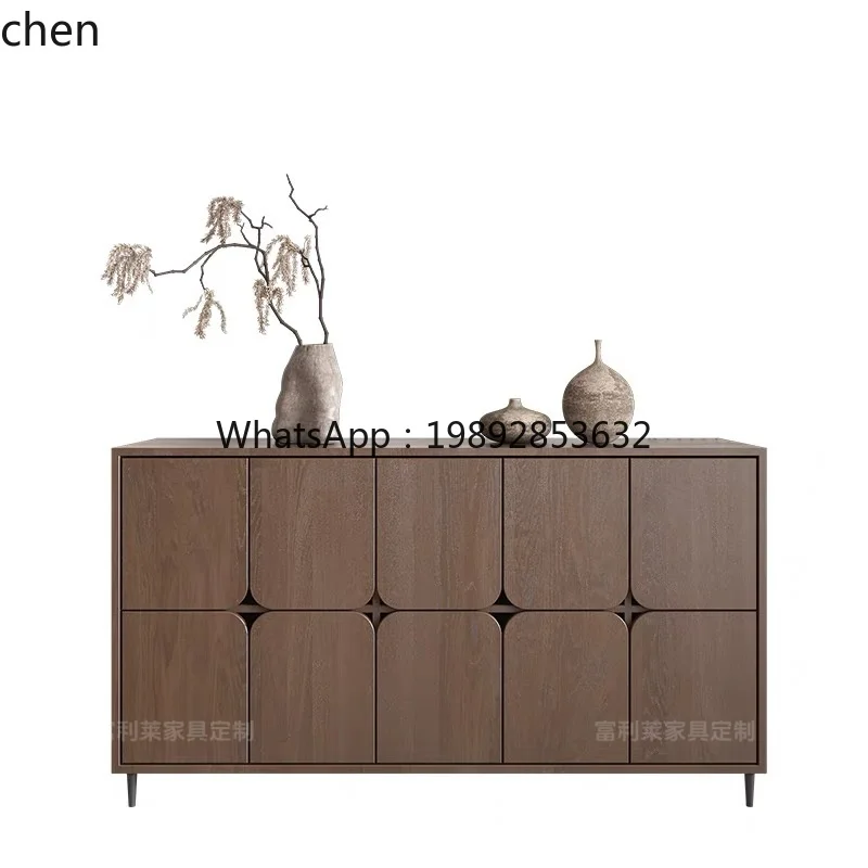 

entrance cabinet solid wood storage side cabinet storage shoe cabinet