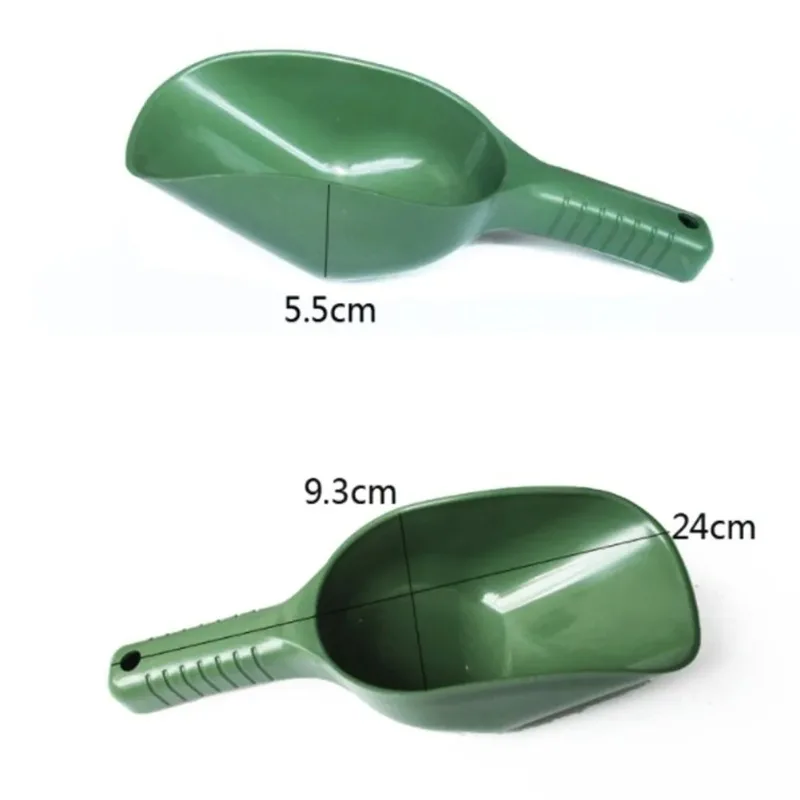 Baiting Throwing Spoon Bait Scoop European Carp Fishing Supplies Tool  Feeding Particles Bonito Carp Fishing Lure Casting Shovel