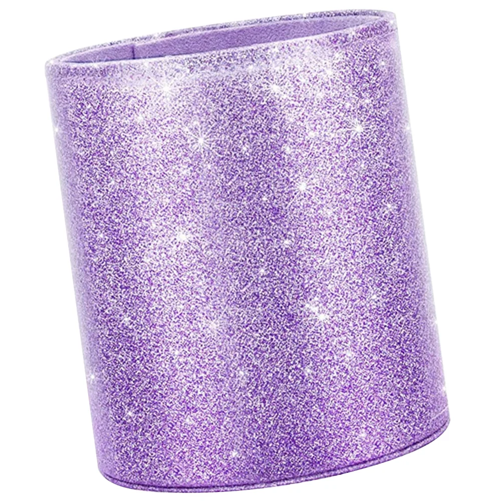 Brush Glitter Pen Holder Child Eyeglass Desk Organizer Pu Office for Pencil