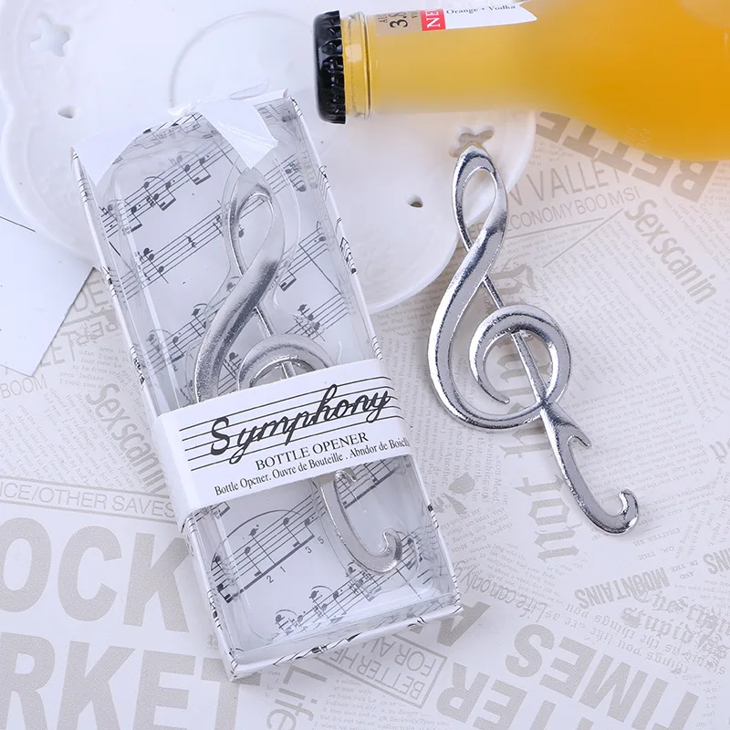 100Pcs Music Note Bottle Opener 