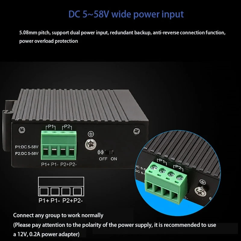 Plug & Play RJ45 Hub Internet Splitter RJ45 Switch Din Rail Typ Verbesserung schalter