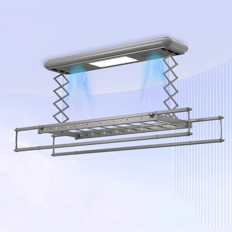 High-Tech Intelligent Steel Drying Rack for Clothes Energy-Efficient for Daily Use and Laundry Sterilization