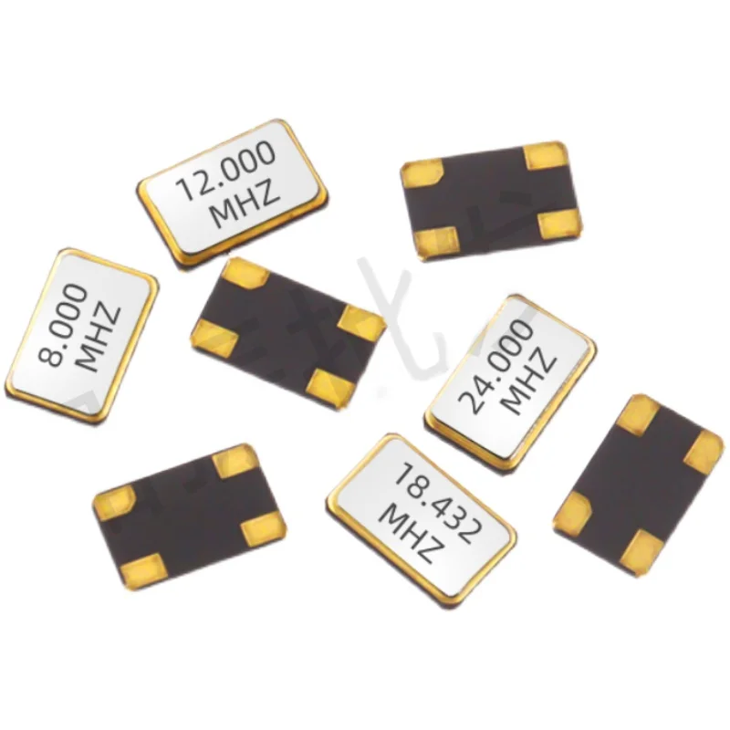 

100pcs 3225-4P SMD Active Crystal Oscillator 1M 2M 4M8M16M 24M 32M 50M 100MHZ