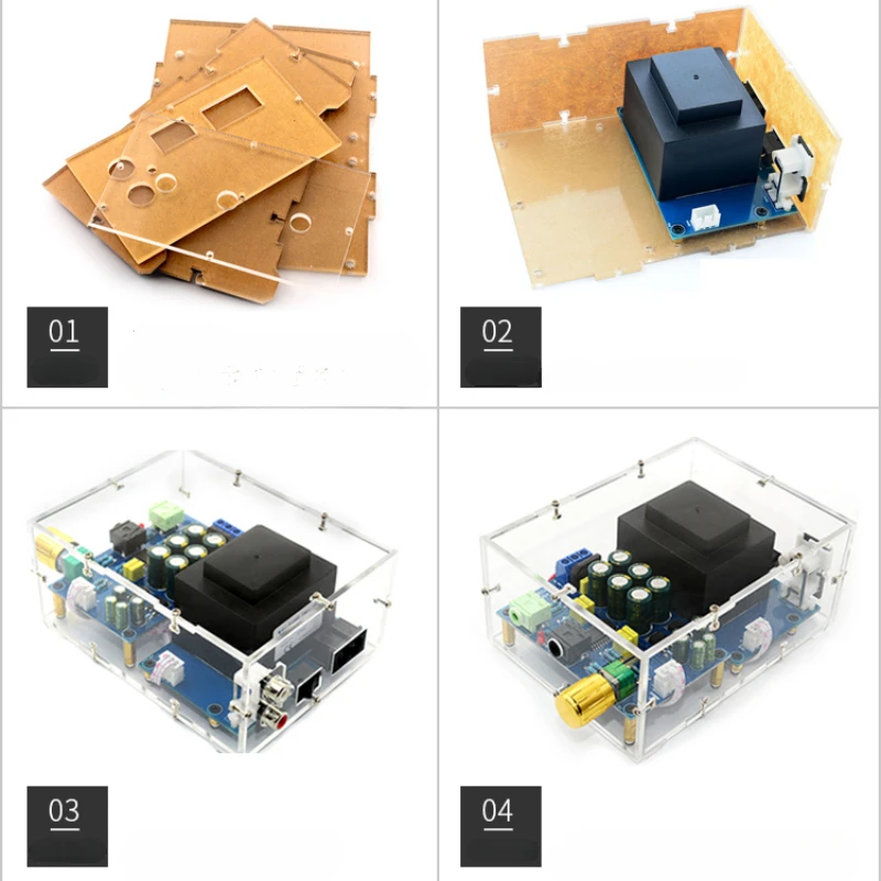 SOTAMIA TPA6120 Headphone Amplifier Audio Board TPA6120A2 Stereo HIFI Fever-grade Earphone Power Amplifier Zero Noise Diy Kits
