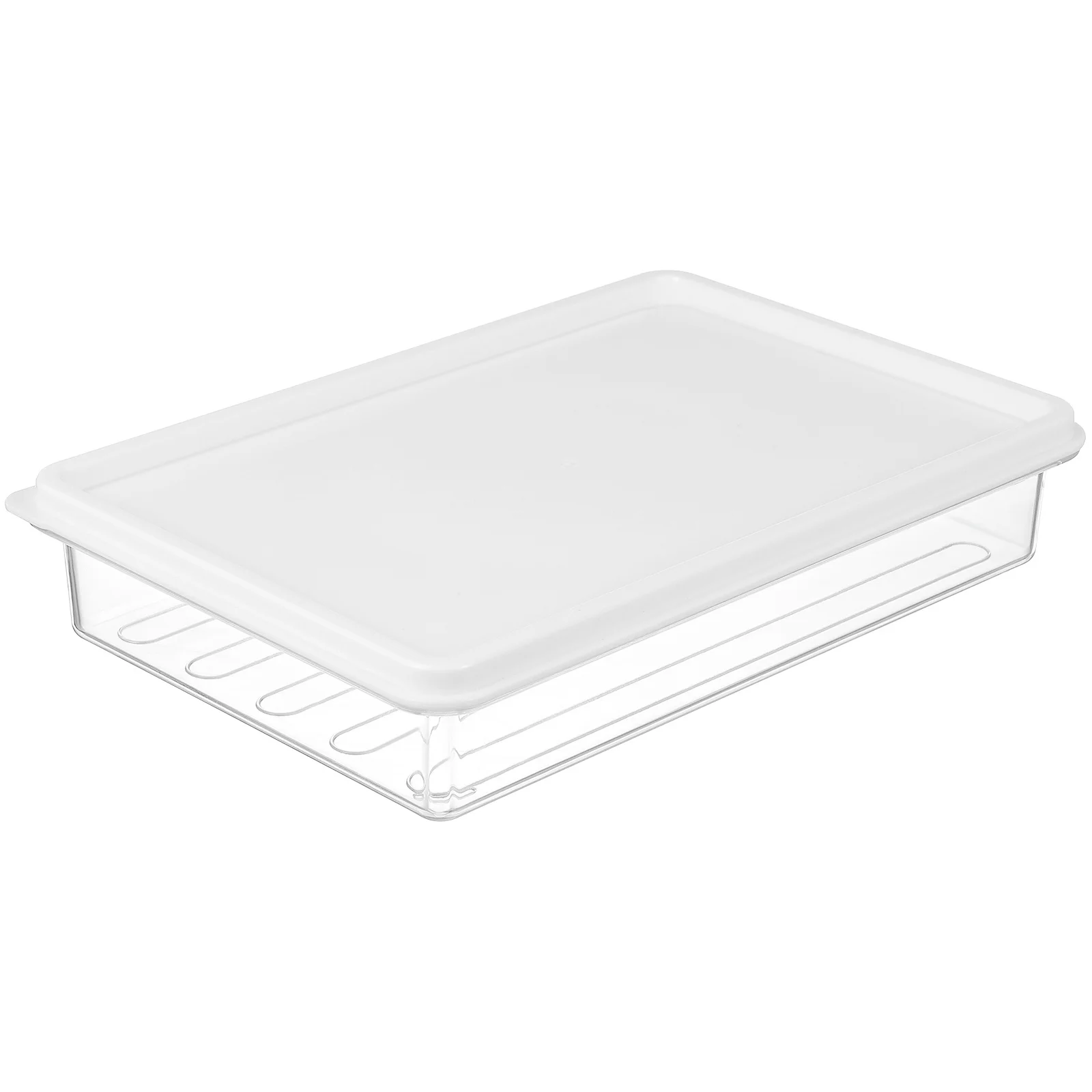 Bacon Storage Container Clear Meat Keeper for Refrigerator Food Preservation Box Stackable Freshness Sealed Lid Organizing
