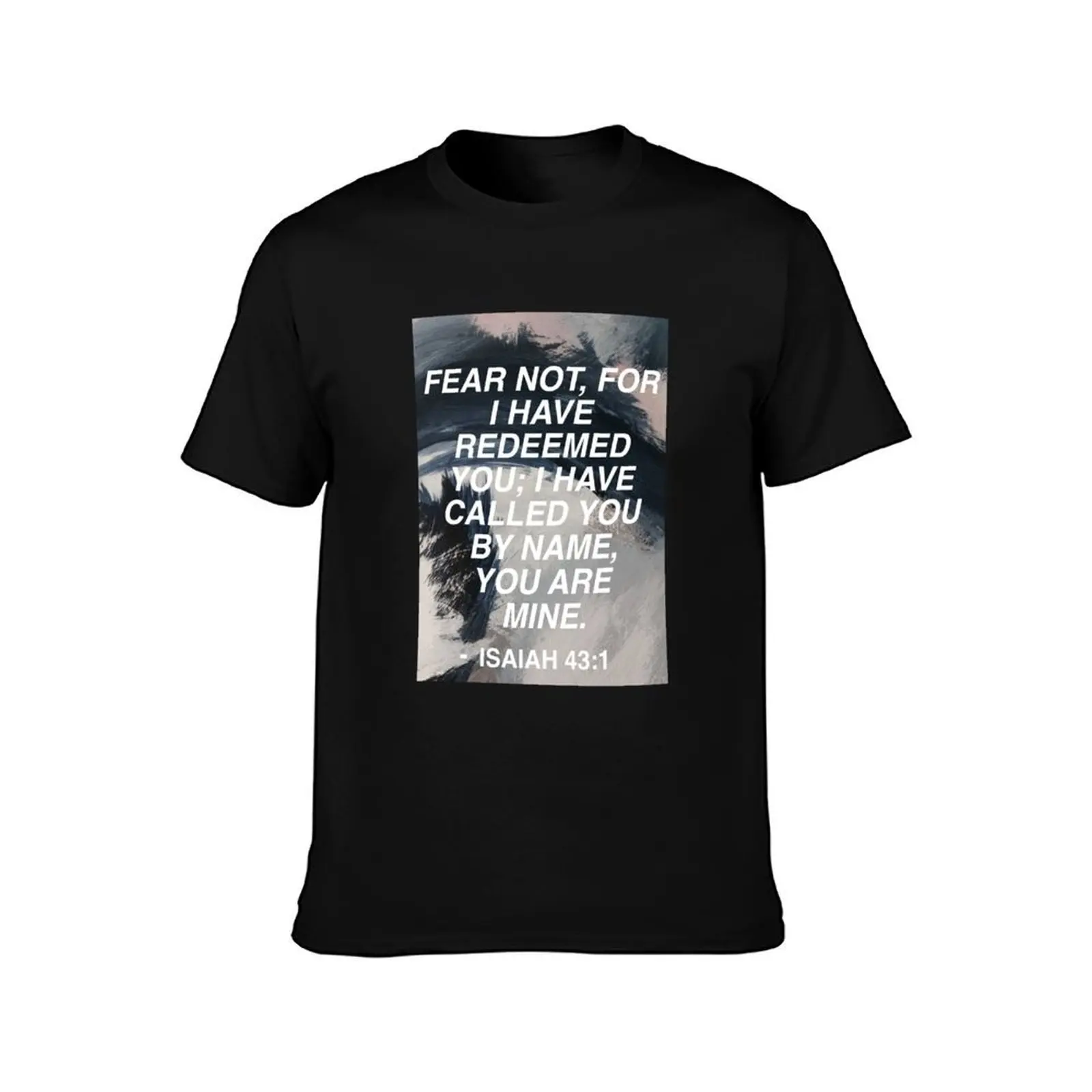 Isaiah 43:1 T-Shirt Minimalist Graphic Tee Shirt T-Shirt