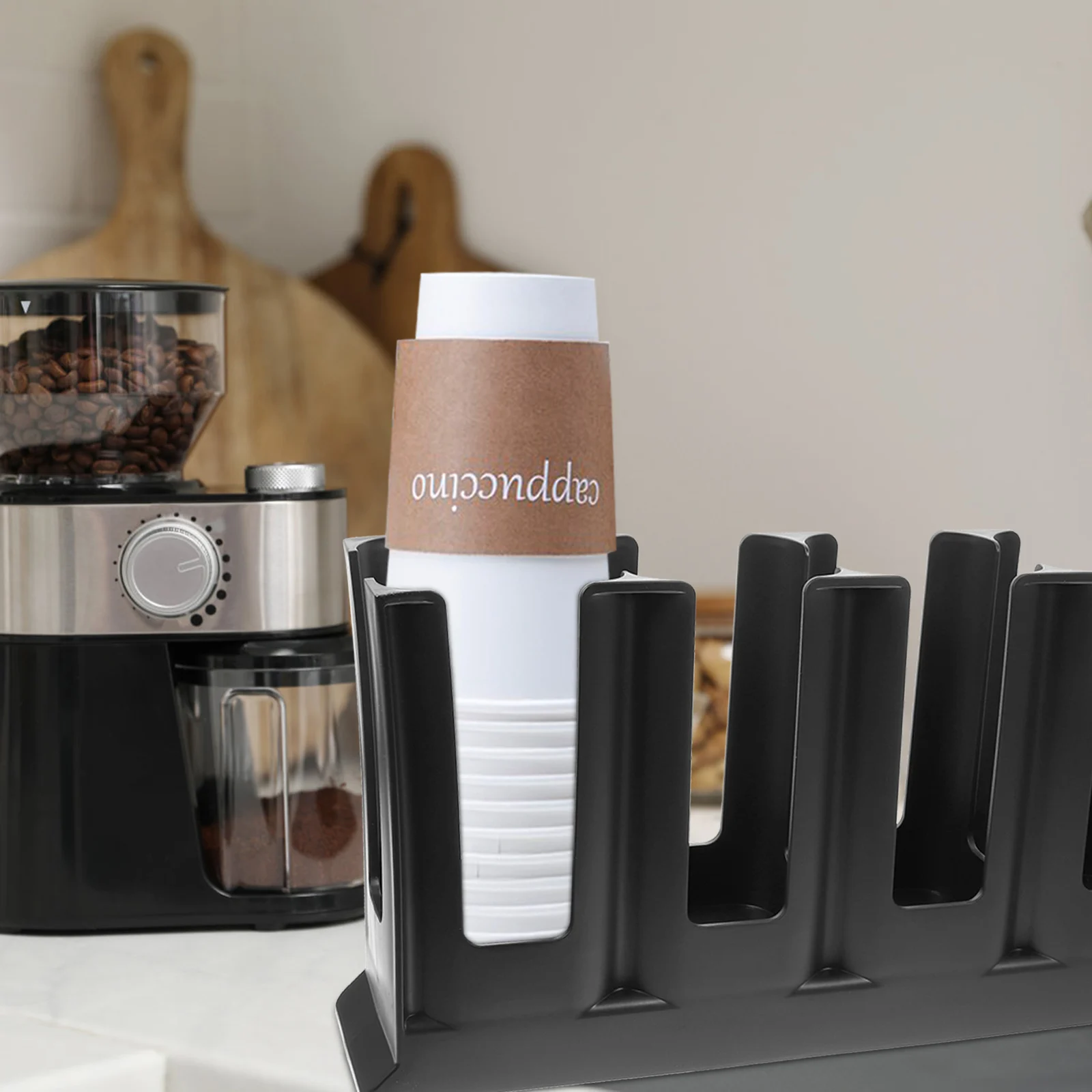 

Одноразовый держатель для чашек, стойка для кофейных чашек, офисный настольный органайзер, диспенсер для хранения, пластиковая чашка St Bath Facility