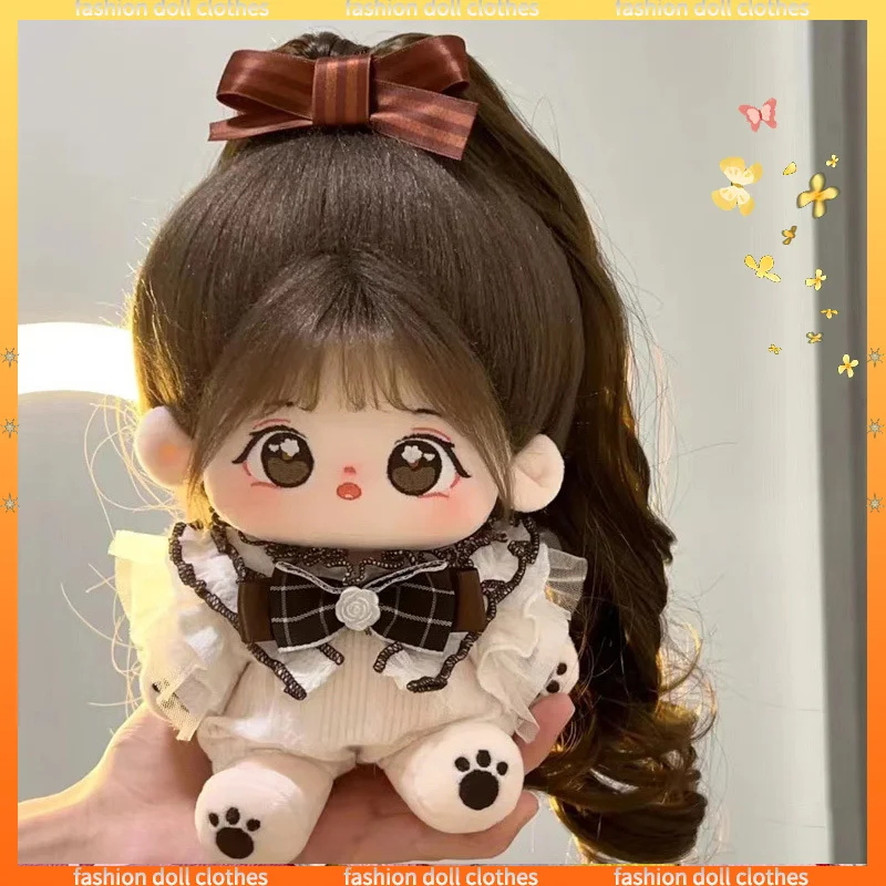

20cm Doll Clothes Dress Up Set Cotton Doll Clothes Dress Set Cool Hoodie Cute Doll Clothing Accessories Gifts Trendy Character