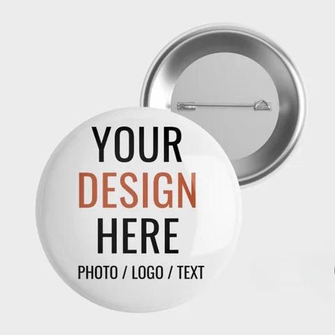 Personalized Custom Products Lapel Pins Badges Circular Backpack Brooch Metal Pin Customized Gift for My Friend