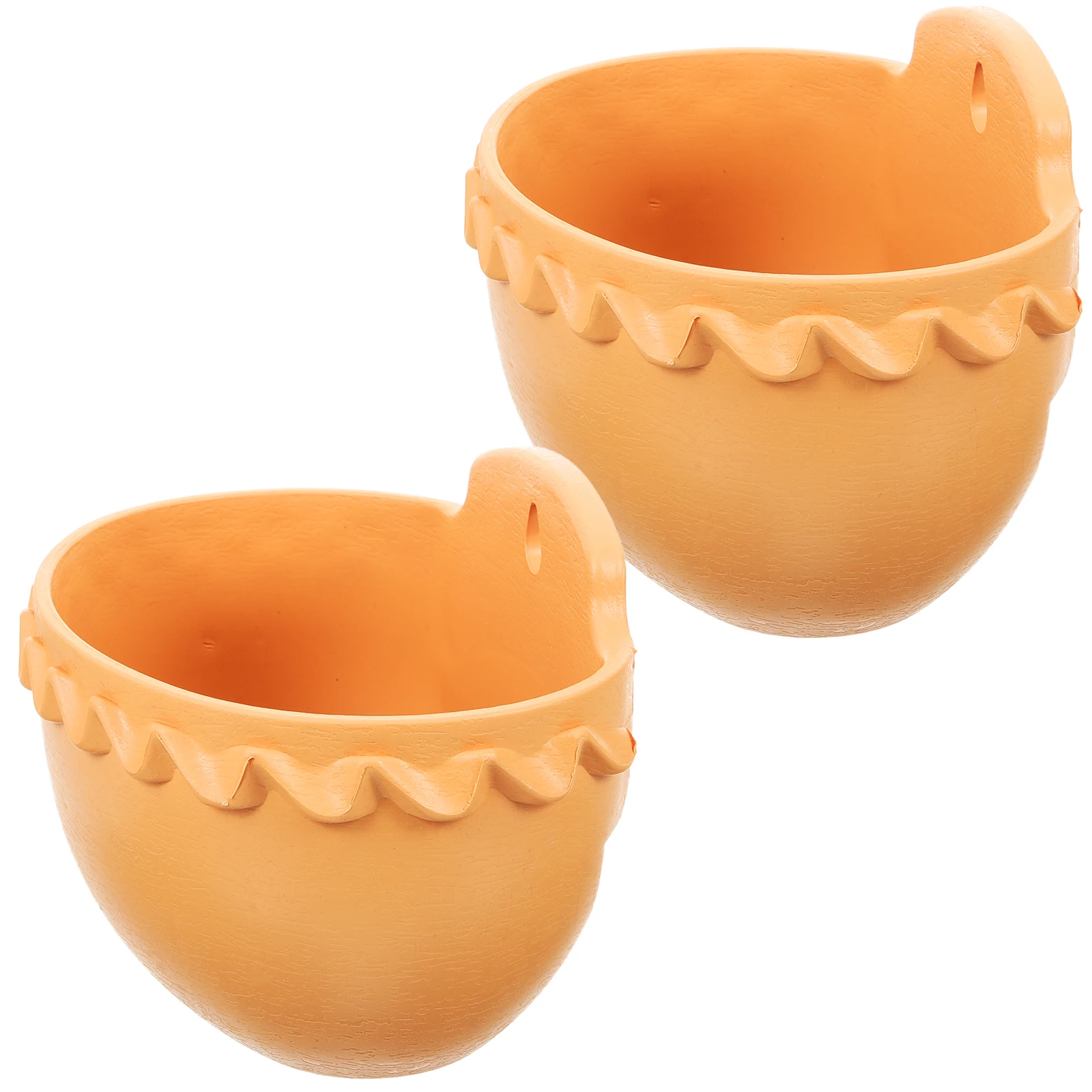 

2 Pcs Hanging Plant Pot Indoor Wall Flower Home Decor Planters Pots for Plants Modern