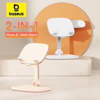 Baseus 2-in-1 Tablet Phone Stand Magnetic Holder 90° View Angle 30-150mm Height Adjustable Expand Stand for iPhone iPad Holder