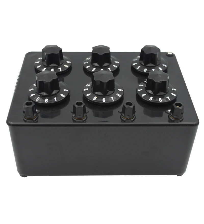 Precision Plastic Variable Decade Resistance Resistor Box Physical Electricity Teaching Instrument ZX21/ZX21a/ZX21b/ZX21c/ZX21d