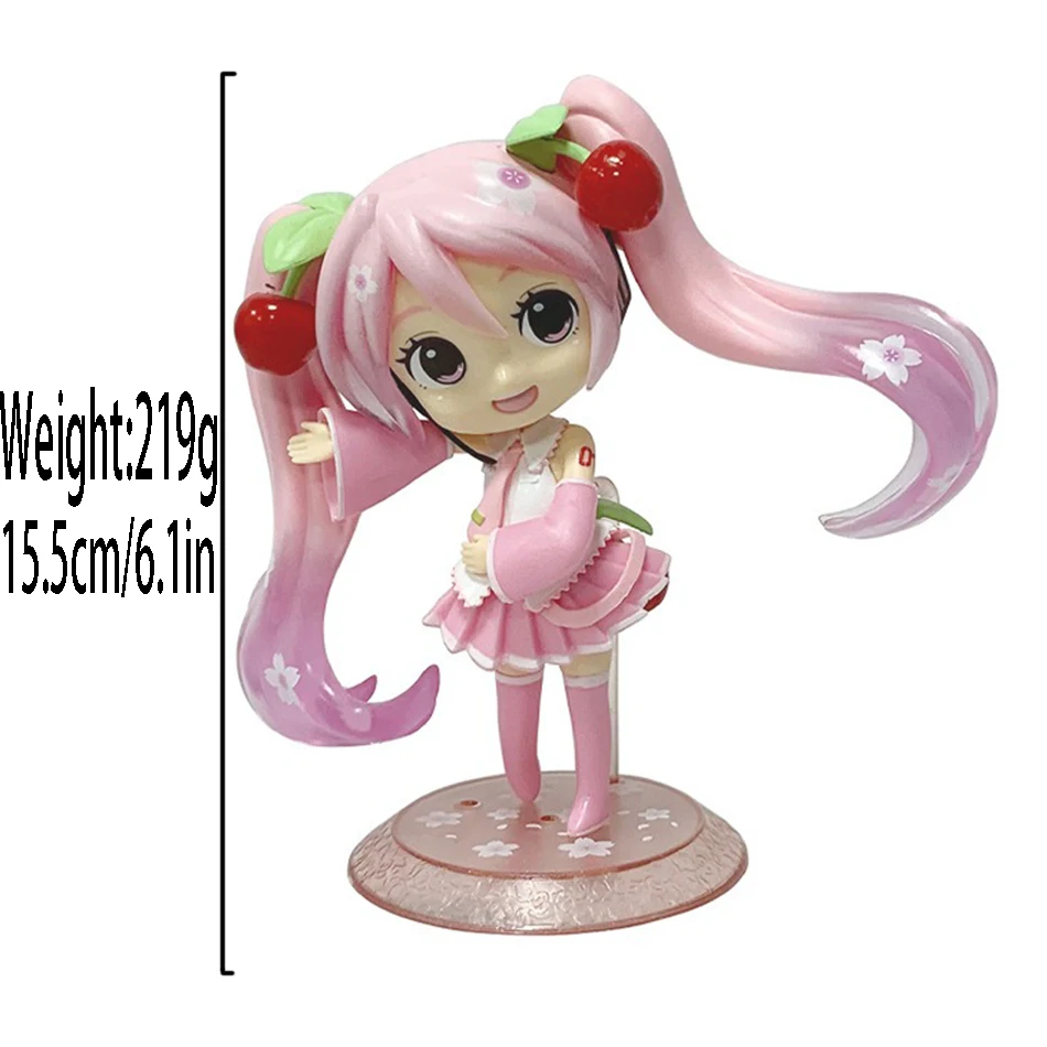 ฟิกเกอร์อนิเมะใหม่ ตัวละครจิ๋ว ของตกแต่งน่ารัก สีชมพู สีเขียว ของตกแต่งบ้าน ของเล่นสำหรับผู้ใหญ่ ของขวัญวันเกิดสำหรับเด็ก