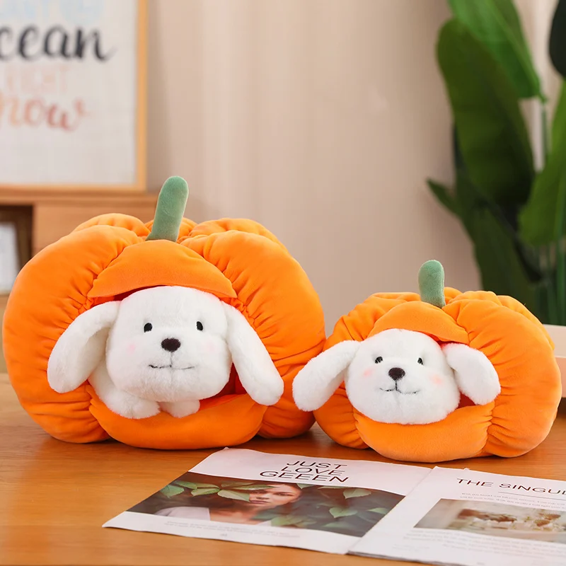 Nid de Citrouille en Peluche, Jouet Mignon pour Animal de Compagnie à l'Intérieur, Coussin de Canapé Décoratif, Doux, Cadeaux de Noël