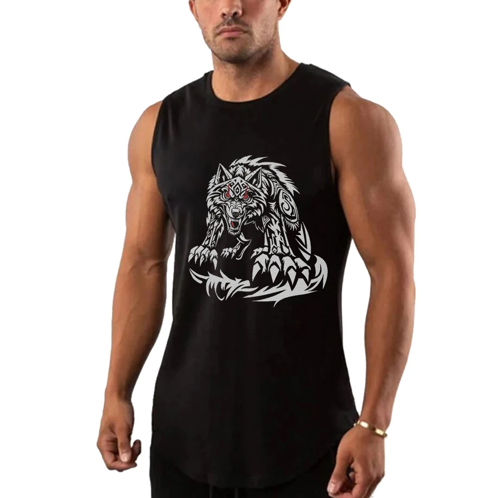 Men's Wrestling Fans Summer New The Bloodline We The ONES Black Tank Top Street Casual Fashion Jacob Fatu Top