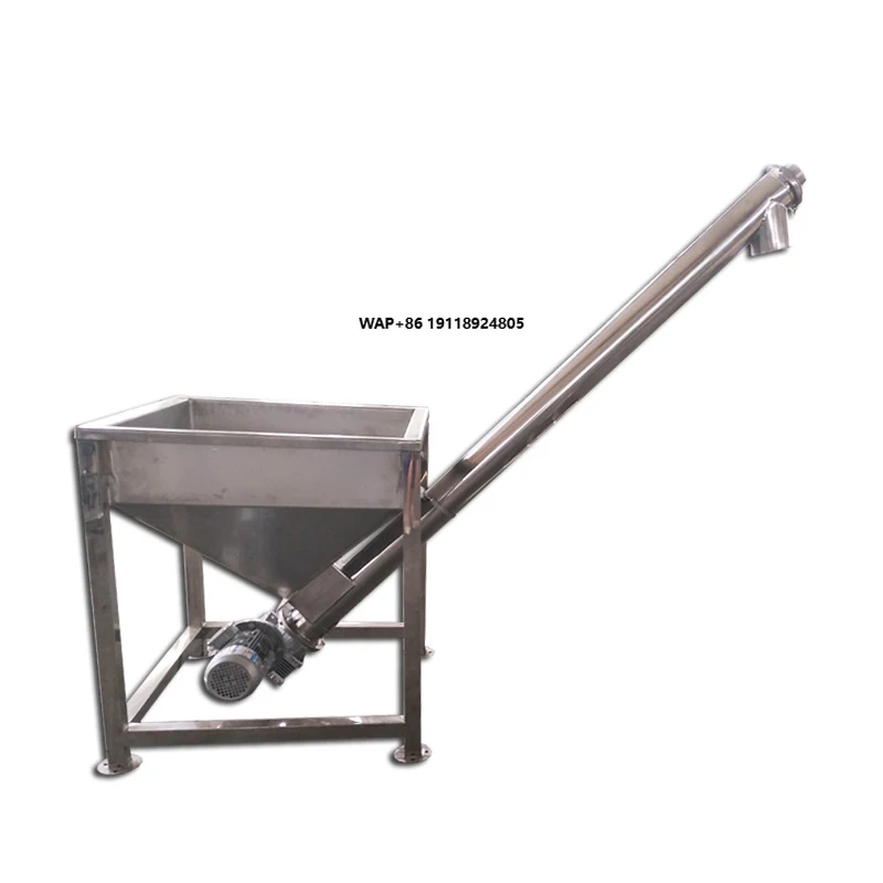 Stainless Steel Grain Screw Feeder Conveyor,small Grain Augers,grain Screw Conveyor for Sale
