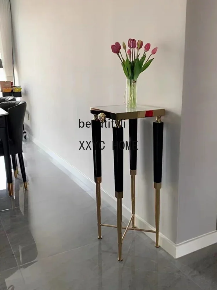

Modern Light Luxury High-End Flower Stand Storage Rack Marble Balcony Several TV Cabinet Floor-Standing Shelf