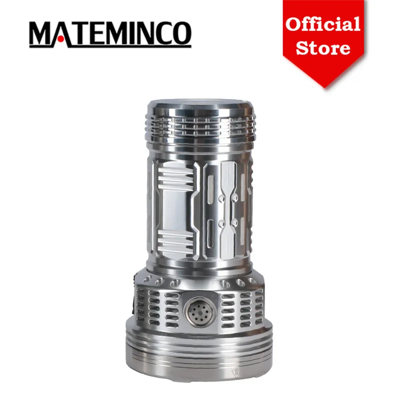 Imagem -02 - Mateminco-usb Tipo-c Banco de Potência de Carregamento Rápido Lanterna Edc Autodefesa Lanterna Led Tática 21000lm 871m Mt18x