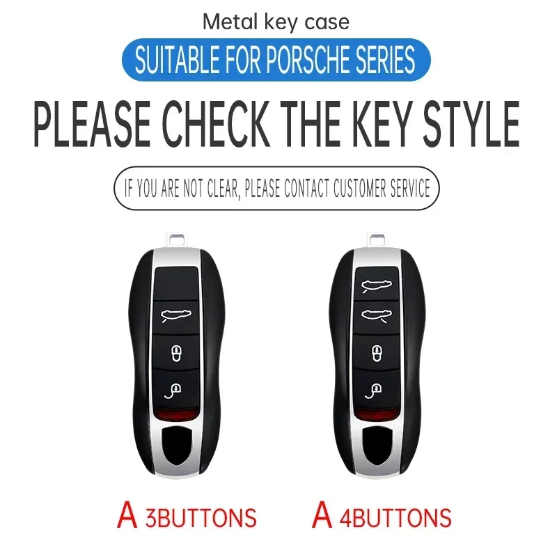 자동차 키 케이스 커버 쉘, 포르쉐 파나메라 스파이더 카레라 마칸 박스터 카이맨 카이엔 911 970 981 991 키체인 액세서리