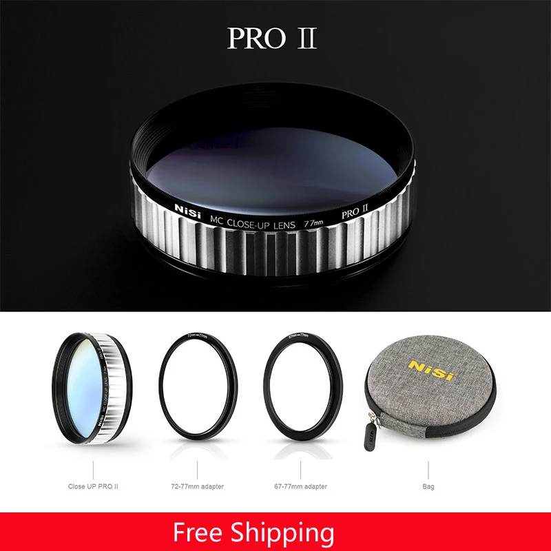 

NiSi Close Up Lens PRO II Kit 77mm nd filter for Canon Nikon Sony Camera lens 67mm 72mm 77mm