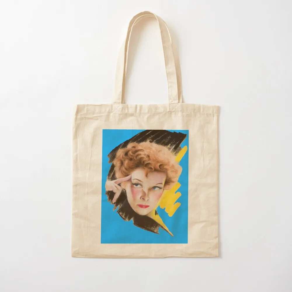 KATHARINE HEPBURN Queen of the Screen Tote Bag Shopper Woman shopper bag custom bags