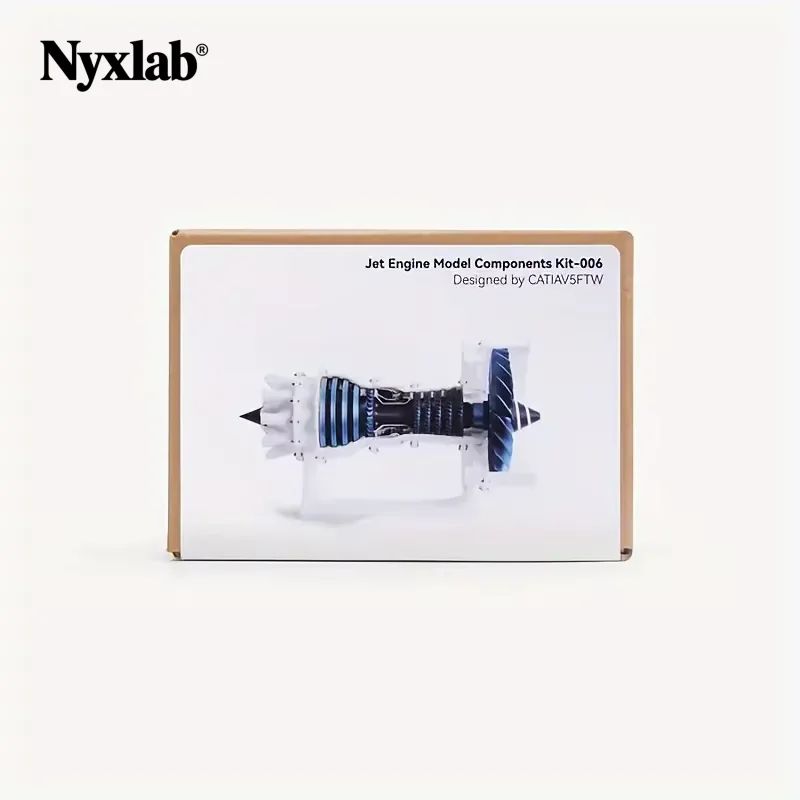 Bambu Lab's Same Mh006 Jet Engine Model Components Diy Kit For 3d Printer Bamboo Lab Bambulabs 3d Printing Toys Gift For Kids