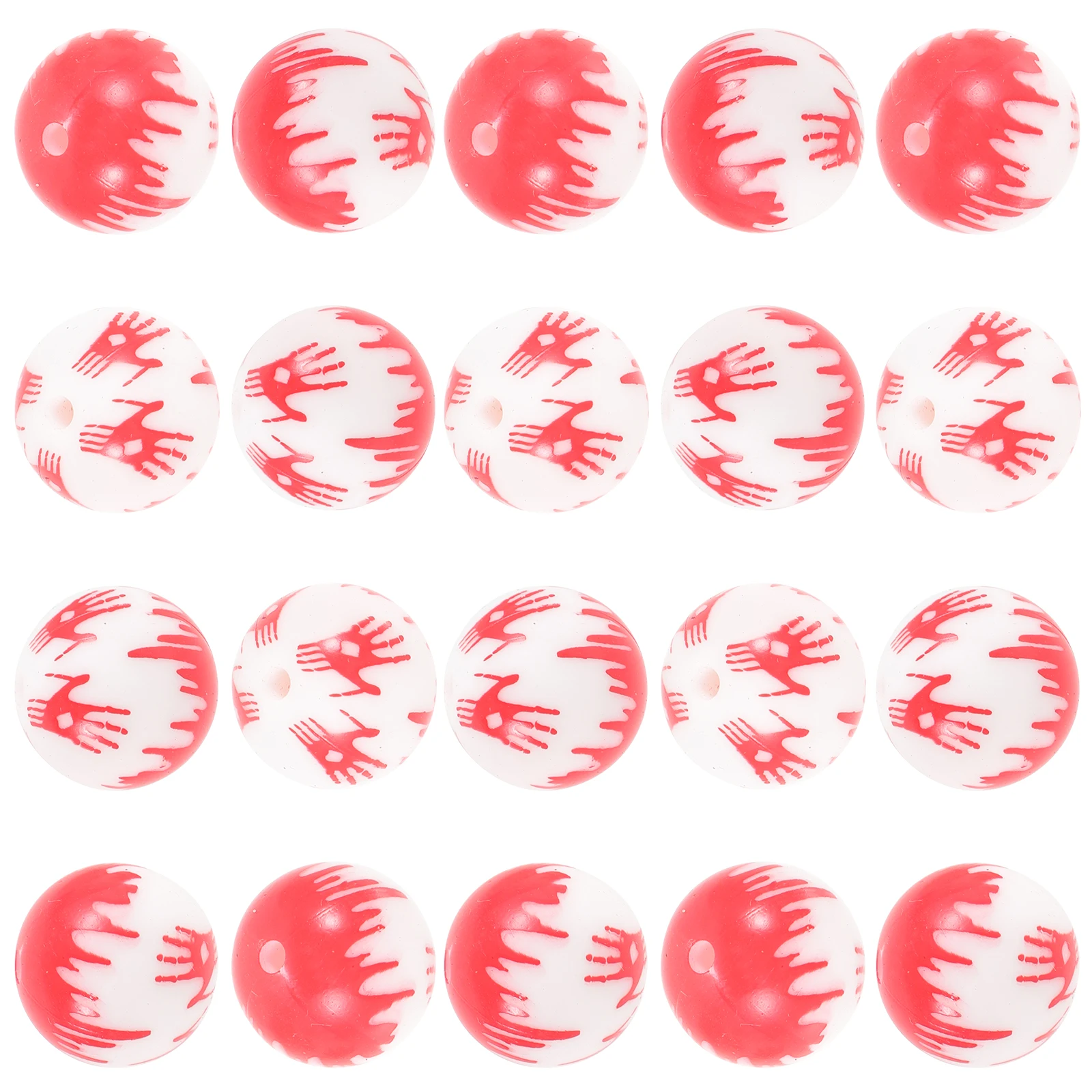 

20 Pcs Silicone Beads Accessories Bracelets Assorted for Necklaces Jewelry Making