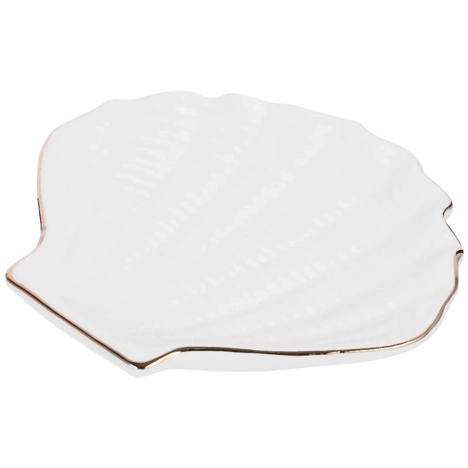 Shell Schmuck Platte Desktop Büro Zubehör Show Rack Keramik Conch Shaped Tray Dish Braut