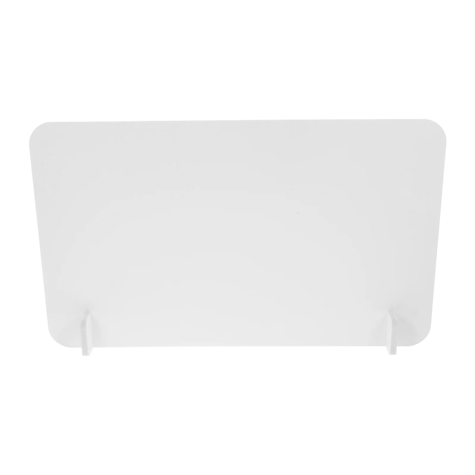 Clamp on Desk Pegboard Screen Guard Isolation Mounted Cubicle Panel White Student