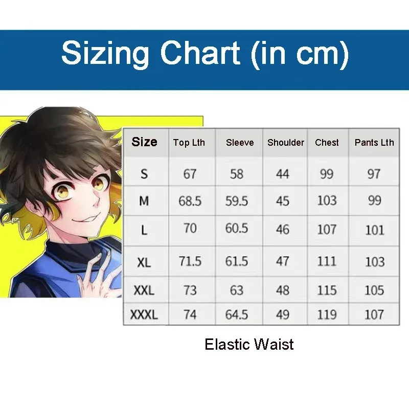 Disfraz de Cosplay de Blue Lock Reo Nagi Bachira Isagi Chigiri, ropa deportiva con cremallera, chándal, sudadera, chaqueta con capucha, ropa de Carnaval